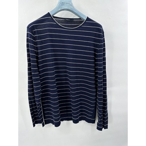 Ermenegildo Zegna Sport lightweight see-through striped sweater slimfit 2XL (Bv2 - Picture 1 of 8